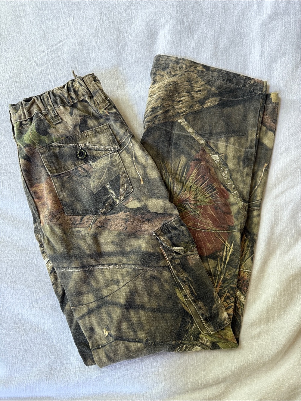 Mossy Oak Kids Camo Jeans - Green/Brown
